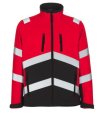 Mascot Softshell Jas Antas 09001-183 hi-vis rood-donkerantraciet